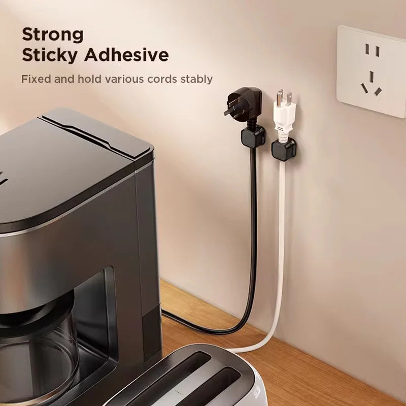 6Pcs/Set Magnetic Cable Clips Cable Organiser Adjustable Cord Holder under Desk Organizing Cable Management Holder