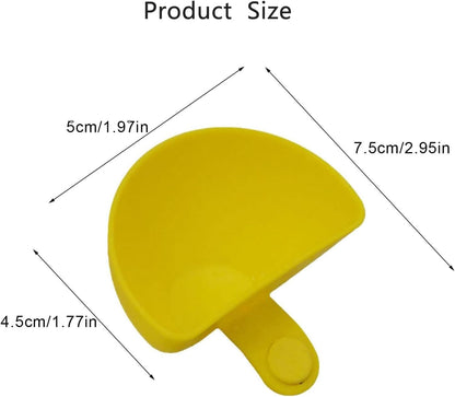 5 Pcs Dip Clip Bowl Plate Holder - Spices Container for Bowls and Plates - Colorful Plastic Cup for Tomato Sauce, Salt, Salad Dressing, Vinegar