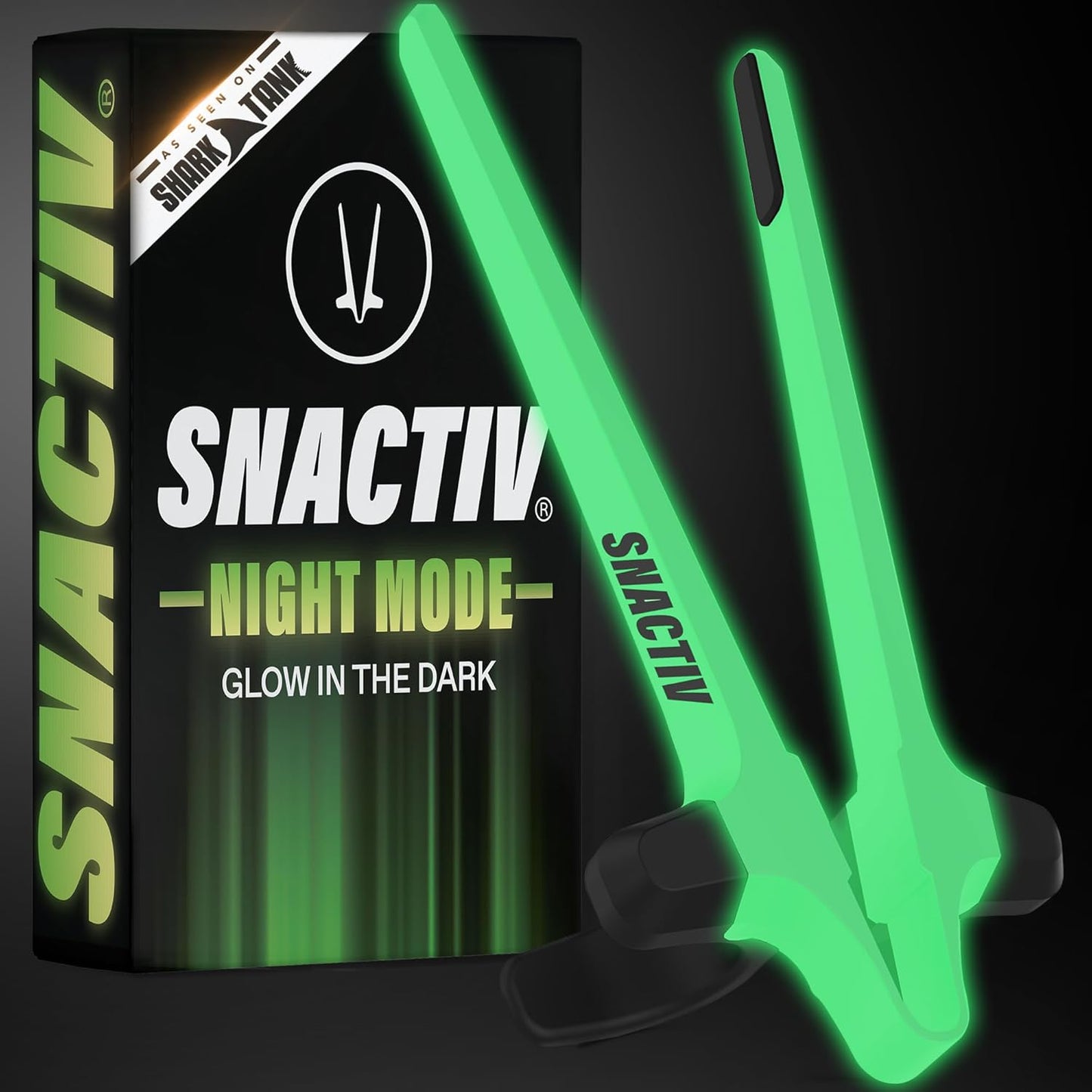 SNACTIV PRO Finger Chopsticks for Gamers - as Seen on Shark Tank! the Official Snacking Tool of the Future - Enjoy Snacks and Chips with Ease - Innovative Gaming Snacking Solution - Snack Chopsticks