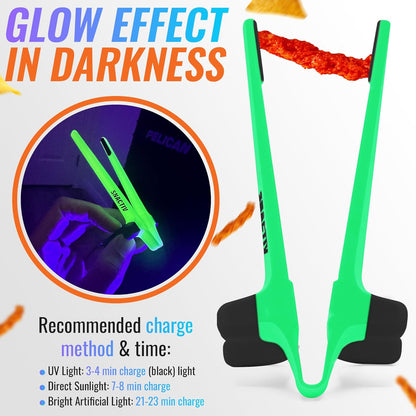 SNACTIV PRO Finger Chopsticks for Gamers - as Seen on Shark Tank! the Official Snacking Tool of the Future - Enjoy Snacks and Chips with Ease - Innovative Gaming Snacking Solution - Snack Chopsticks