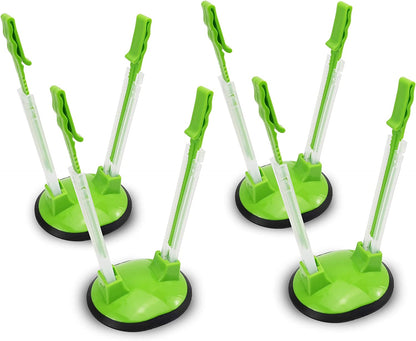 Baggy Rack Holder for Food Prep and Freezer Bags - Set of 4 Meal Planning and Preparation Stands