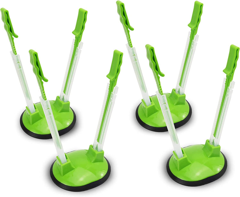 Baggy Rack Holder for Food Prep and Freezer Bags - Set of 4 Meal Planning and Preparation Stands